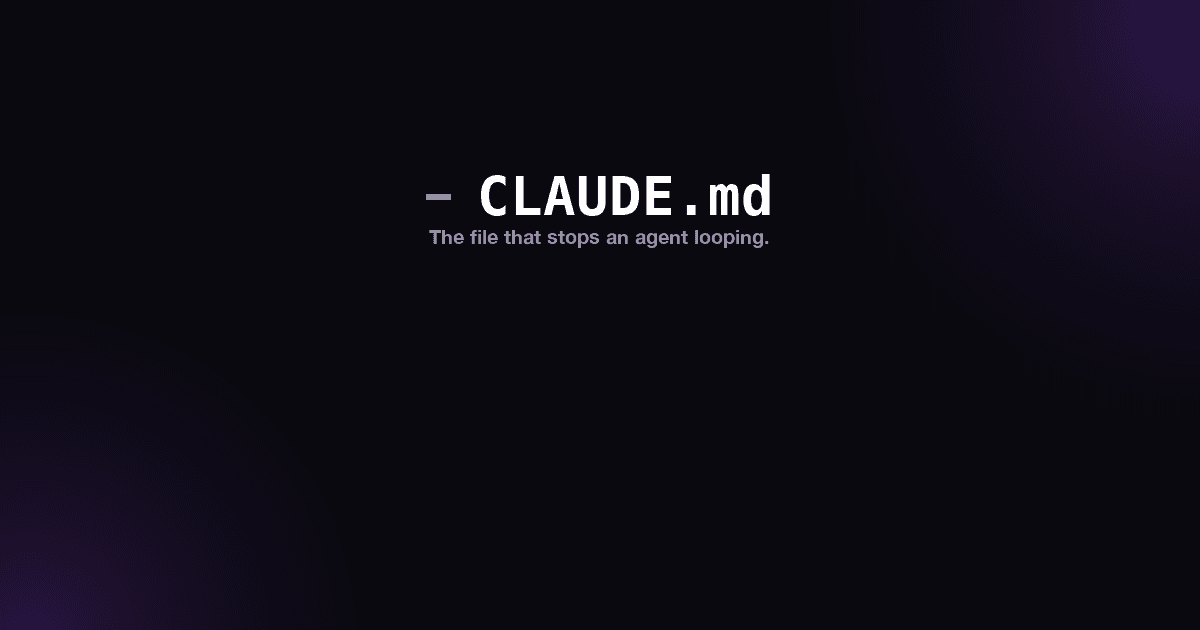 CLAUDE.md as production infrastructure