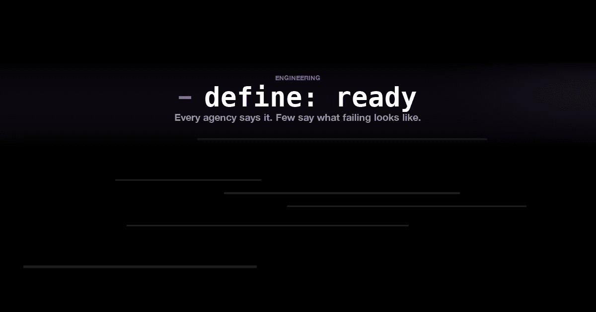 What "production-ready" actually means